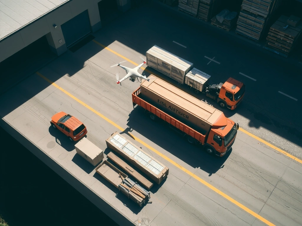 Chantier commercial aérien